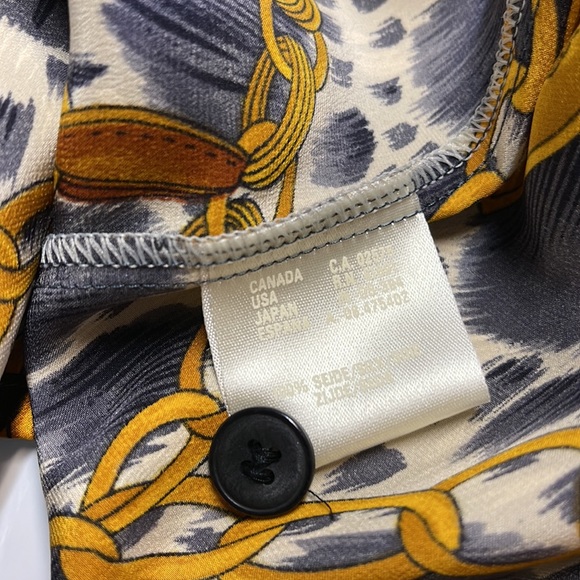 Vintage Escada Dog and Chain Silk Blouse - Picture 9 of 9